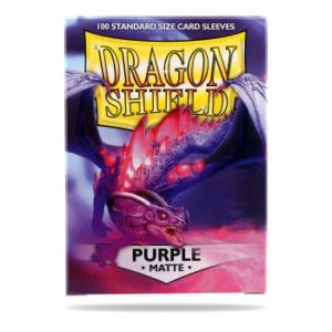 Dragon Shield Standard Sleeves – Matte Purple (100 Sleeves)